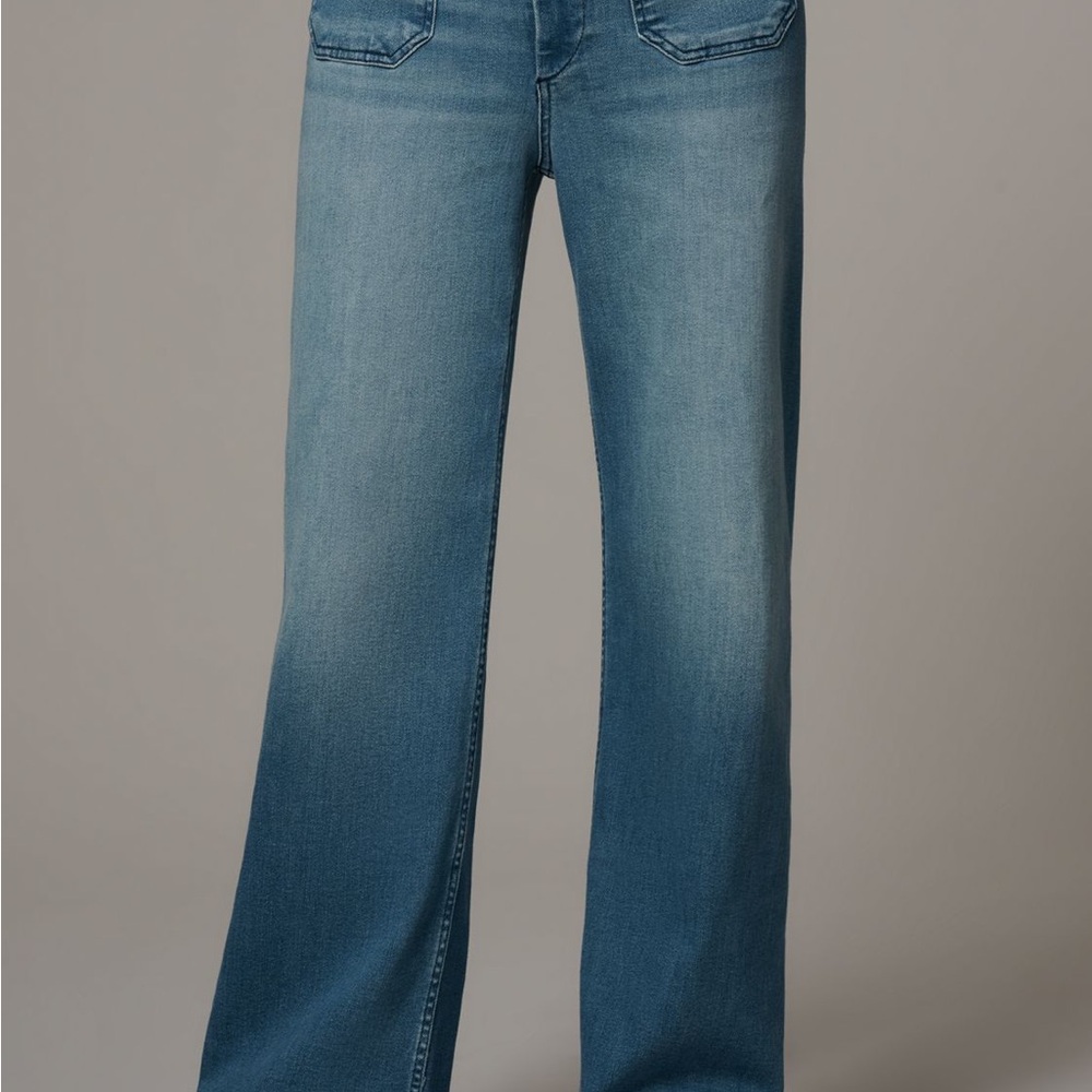 The Colette full length wide leg jeans by Maeve